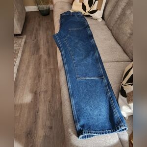 Carhartt Mens Loose Original  Blue Jeans Sz 36x34